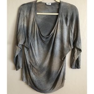 L’AGENCE boatneck batwing top shirt tee